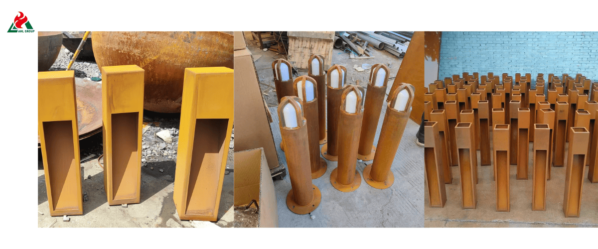 Corten steel landscape lighting supplier